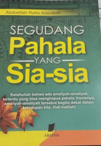 Image of SEGUDANG PAHALA YANG SIA-SIA